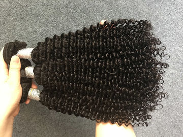 Safe Peruvian 8A Virgin Hair Kinky Curly Hair Bundles With 4x4 Kinky Curly Closure