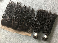 13x4 Ear To Ear 8A Peruvian Virgin Kinky Curly Lace Frontal With Natural Black