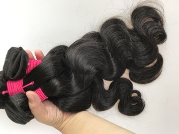 Long Last Natural Black 100% Virgin Brazilian Hair Weave / Body Wave Bundles