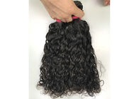 100% Virgin Peruvian Water Wave Human Hair With Closure Undyed Color