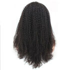 No Shedding 360 Lace Front Human Hair Wigs Afro Kinky Curly 1b Color