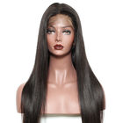 Straight Lace Front Human Hair Wigs Thick Bottom / Full Cuticle