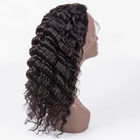 150 Density Braided Full Lace Human Hair Wigs Brazilian Deep Wave