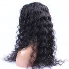 130% Density Water Wave Lace Front Human Hair Wigs For Ladys Natural Color
