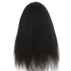 Customized Sew In Lace Front Human Hair Wigs  Indian Yaki Straight Hair