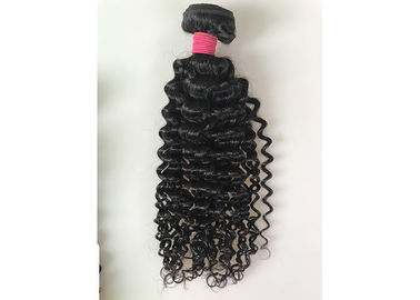 Peruvian Raw Unprocessed Virgin Human Hair Weave / Jerry Curly Hair Extensions