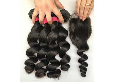 8&quot; - 30&quot; 100% Natural Brazilian Shorthair , Virgin Loose Wave Hair