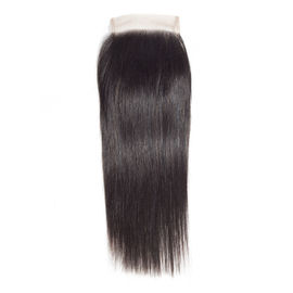 Brazilian Straight 8 - 20 Inch Virgin Human Hair Extensions Closure 1B