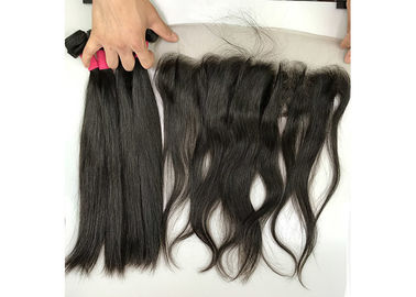 100% Brazilian Virgin Silky Straight Hair Bundles Natural Black No Tangling