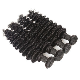 Deep Wave 1B 100% Brazilian Human Virgin Hair Bundles For Black Lady