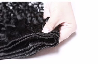 Deep Wave 1B 100% Brazilian Human Virgin Hair Bundles For Black Lady