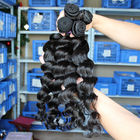Loose Wave Virgin Indian Human Hair Long Weave No Chemical 1B Grade