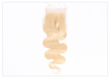 613 Color 100% Brazilian Virgin Hair Body Wave 4 X 4 Closure Free Part