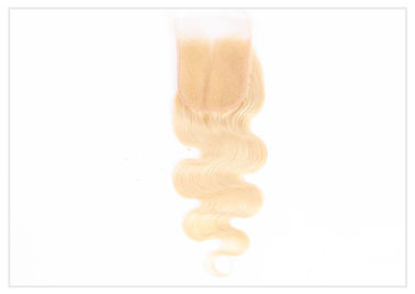 613 Color 100% Brazilian Virgin Hair Body Wave 4 X 4 Closure Free Part