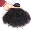100% Brazilian Human Virgin Hair For Black Women / Afro Kinky Curly Bundles
