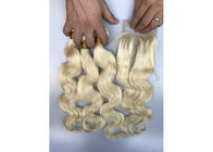 3 Bundles 100% Brazilian Virgin Hair / 1b 613 Body Wave Hair Extensions