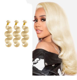 613 Blonde Body Wave Bundles / Natural Wave Hair Extensions Hair Malaysian