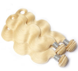 613 Blonde Body Wave Bundles / Natural Wave Hair Extensions Hair Malaysian