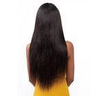 Straight 100% Brazilian Virgin Hair With 3 Bundles / Kim K Closure