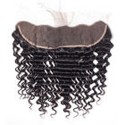Deep Wave Peruvian 100 Remy Human Hair Weave Bundles With Frontal No Shedding
