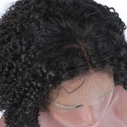 Natural Curly Short Front Lace Human Hair Bob Wigs For African American