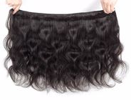 100% Virgin Brazilian Wavy Long Hair Bundles Three Part 4 X 4 Closure