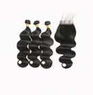 Middle Part 100% Peruvian Body Wave Hair Bundles Full And Thick