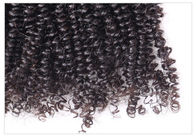 Afro Kinky Curly Hair Extensions Weft For Indian Human Hair No Tangle