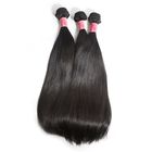 SGS Straight Human Hair Weave / Peruvian Hair Bundles With Closure