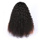 120g-300g Human Hair Lace Front Wigs For African American Natural Color