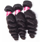3 Bundles With A Closure Indian Remy Human Hair Extensions 3.5OZ Weight