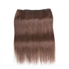Brown Color Ombre Human Hair Extensions / Straight Hair Weave With 4X4 Closure