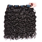Soft 100 Brazilian Human Hair Extensions / Curly Hair Bundles With Closure