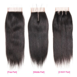 100% Malaysian Straight Hair Bundles For Black Women / Double Weft Hair Extensions