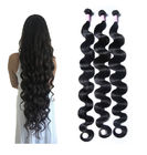 30 Inch Body Wave Long Indian Human Hair Weave 100 Grams / Piece