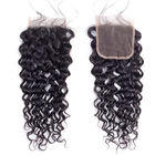 No Chemical Water Wave Bundles With Closure 100% Remy Indian Human Hair Extensions