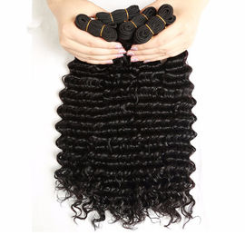 100% Virgin Malaysian Deep Curly Hair Extensions Natural Color No Chemical