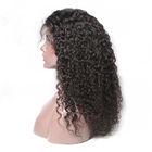 Natural Color Italian Black Human Hair Wave Front Lace Wigs For Women