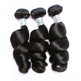 Natural Color Loose Wave Hair Malaysian Virgin Hair Extensions Full Cuticle Aligned