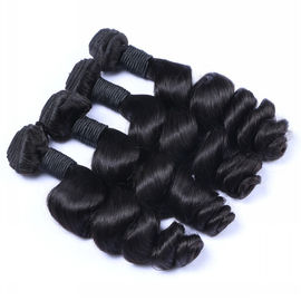 Natural Color Loose Wave Hair Malaysian Virgin Hair Extensions Full Cuticle Aligned