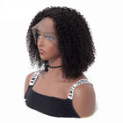 150% Density Lace Front Human Hair Wigs / Indian Remy Human Hair Kinky Curly Front Lace Wig