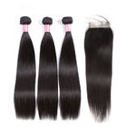 8A Grade 100 Unprocessed Malaysian Straight Hair Bundles For Ladys