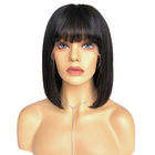 Short Straight Human Hair Full Lace Bob Wigs With Baby Hair 12 Inch