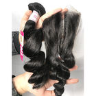 Double Weft 100% Virgin Human Hair Extensions Loose Wave Hair Bundle
