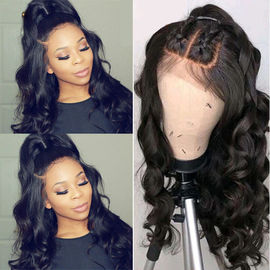 Swiss Lace 1b 490gram Peruvian Human Hair Lace Front Wigs