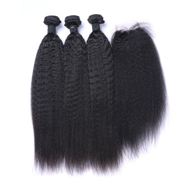 Kinky Straight Swiss Lace 10&quot; 100% Brazilian Virgin Hair