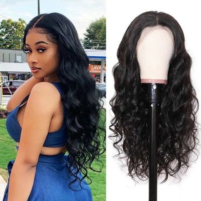 250g Body Wave HD 5x5 Lace Closure Human Hair Wigs