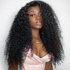 16 Inch 250g HD 13X4 Curly Full Lace Human Hair Wigs