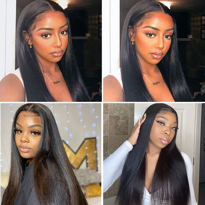 No Tangling 30'' 250g Straight Full Lace Human Wigs