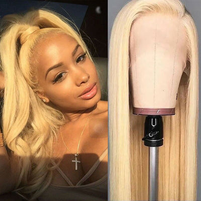 8 Inch Raw Virgin Human Hair Lace Front Wig For Black Women